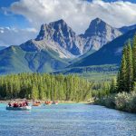 kayaking down the Canadian rockies